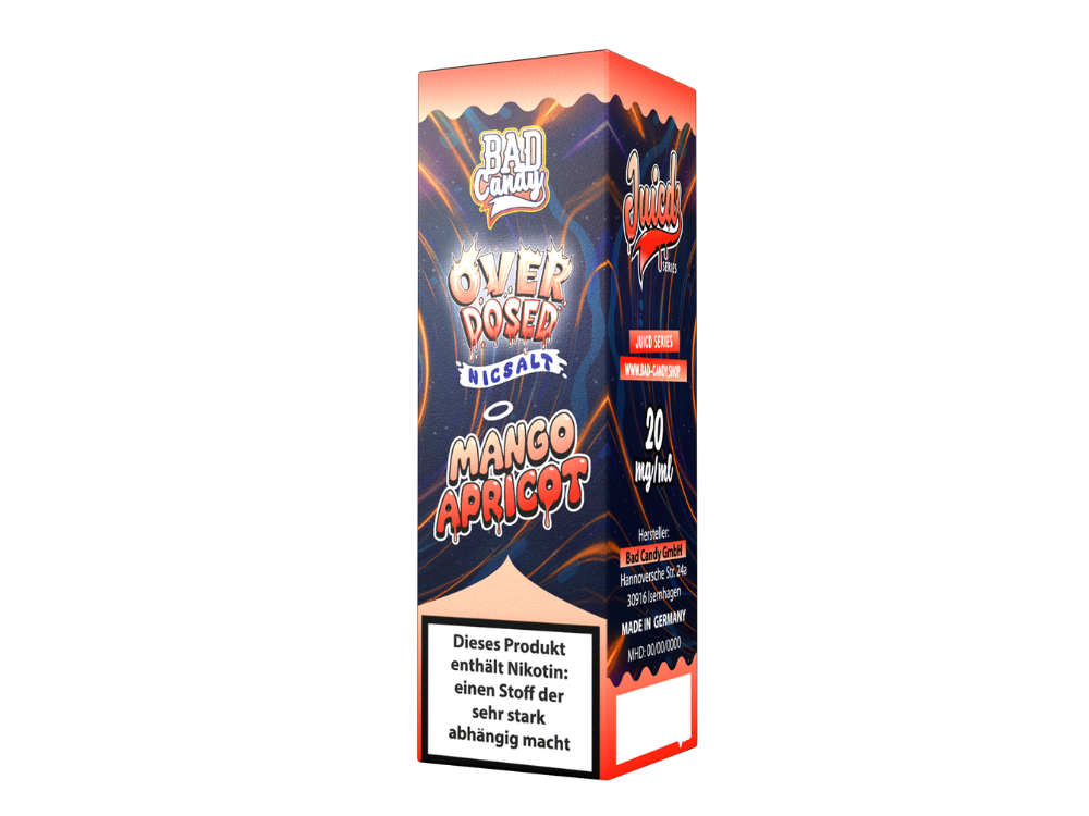 Bad Candy Liquids Juicd Nikotinsalz Mango Aprikose Genuss