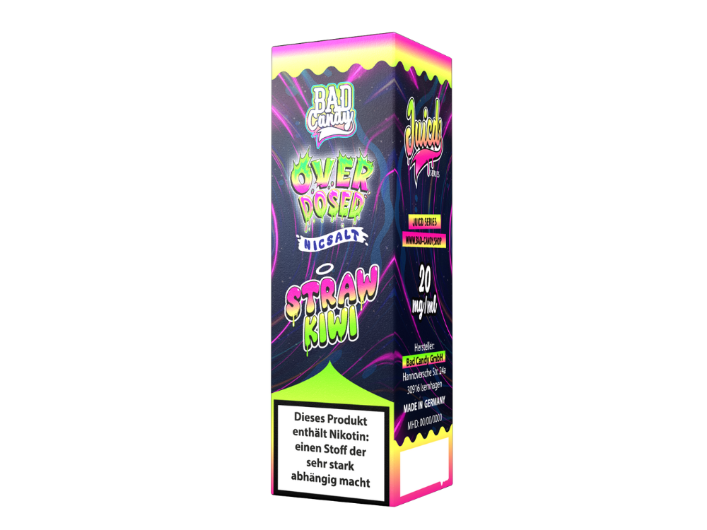 Bad Candy Liquids - Juicd Nikotinsalz Straw Kiwi Geschmack