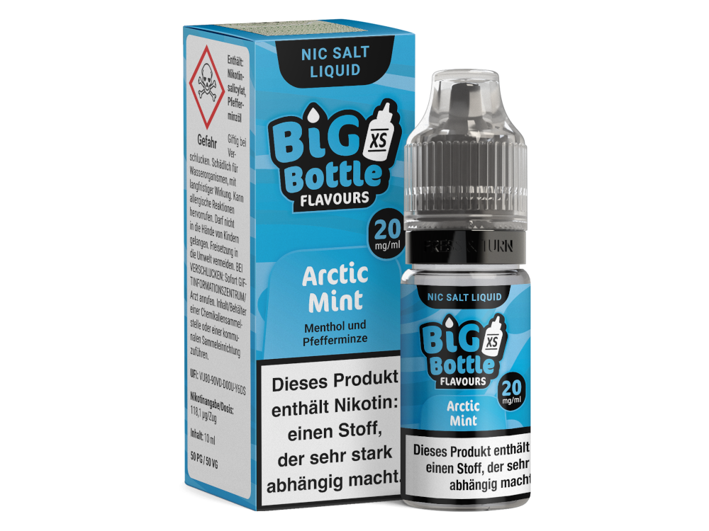 Big Bottle Arctic Mint Nikotinsalz Liquid Frischer Genuss