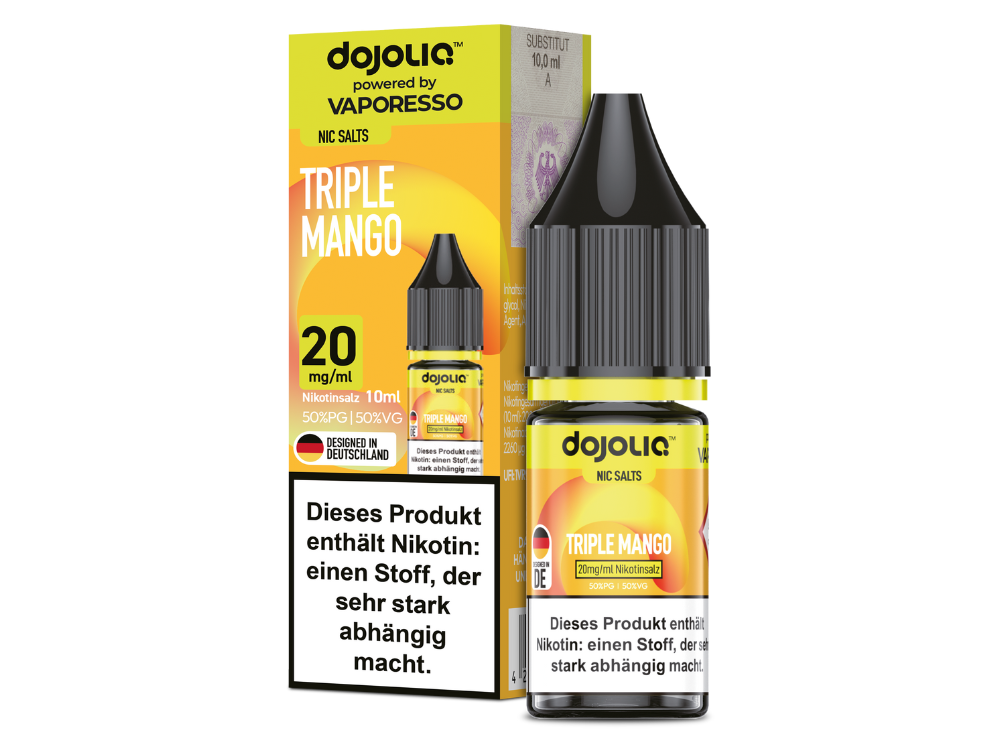 Dojoliq Nikotinsalz Liquid Triple Mango Fruchtiger Genuss
