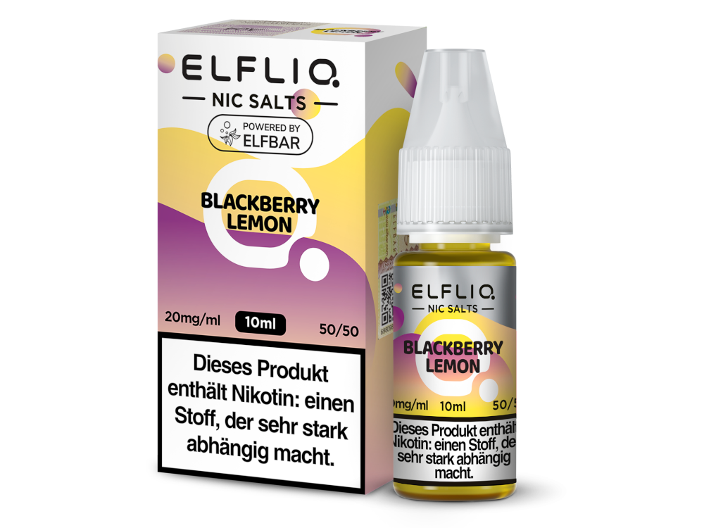 ELFLIQ - Blackberry Lemon - Nikotinsalz Liquid 10ml