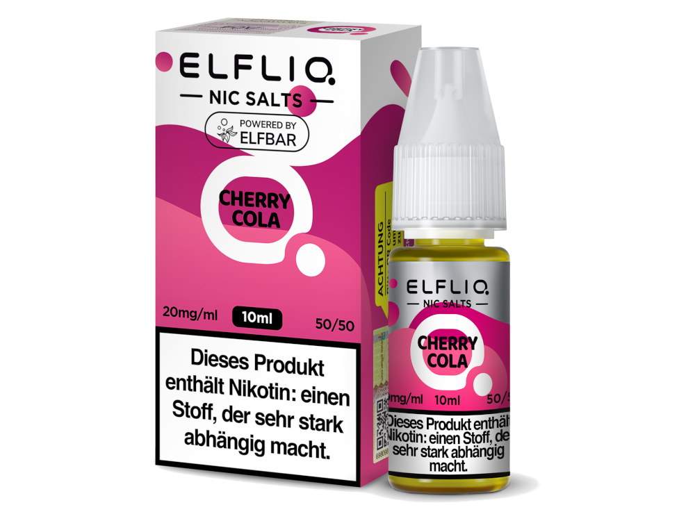 ELFLIQ - Cherry Cola - Nikotinsalz Liquid für Geniesser