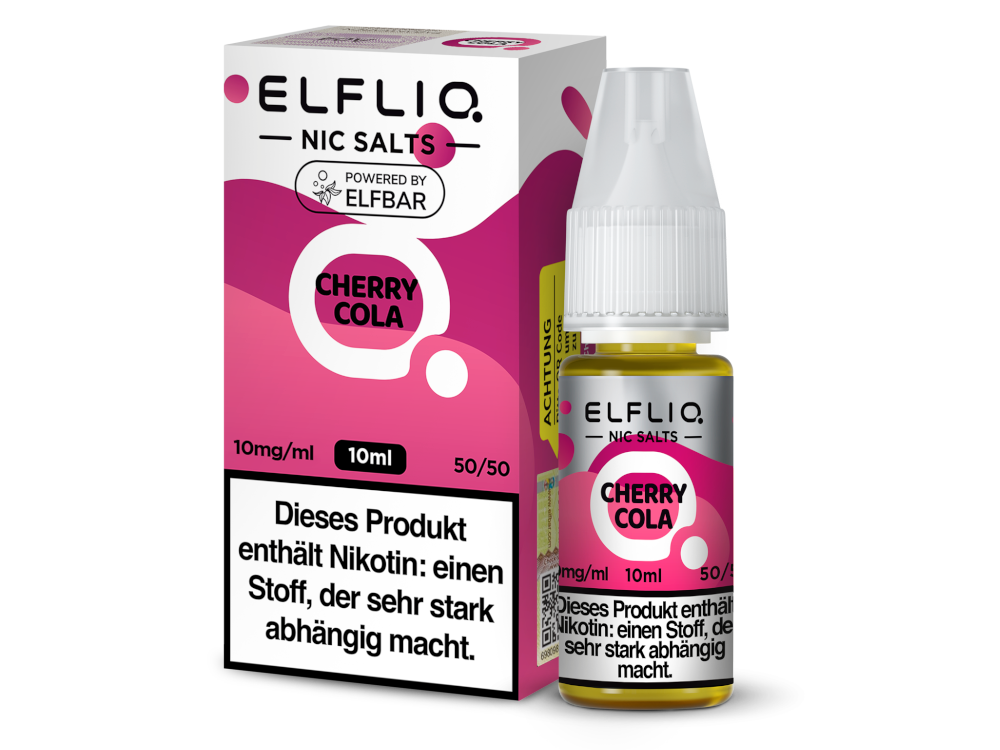 ELFLIQ - Cherry Cola - Nikotinsalz Liquid für Geniesser