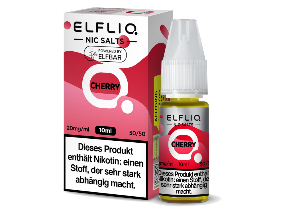 ELFLIQ - Cherry - Nikotinsalz Liquid 10ml für Dampfer