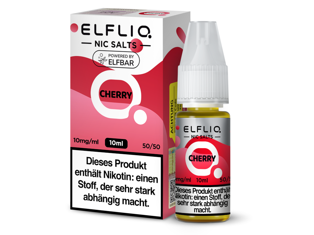 ELFLIQ - Cherry - Nikotinsalz Liquid 10ml für Dampfer
