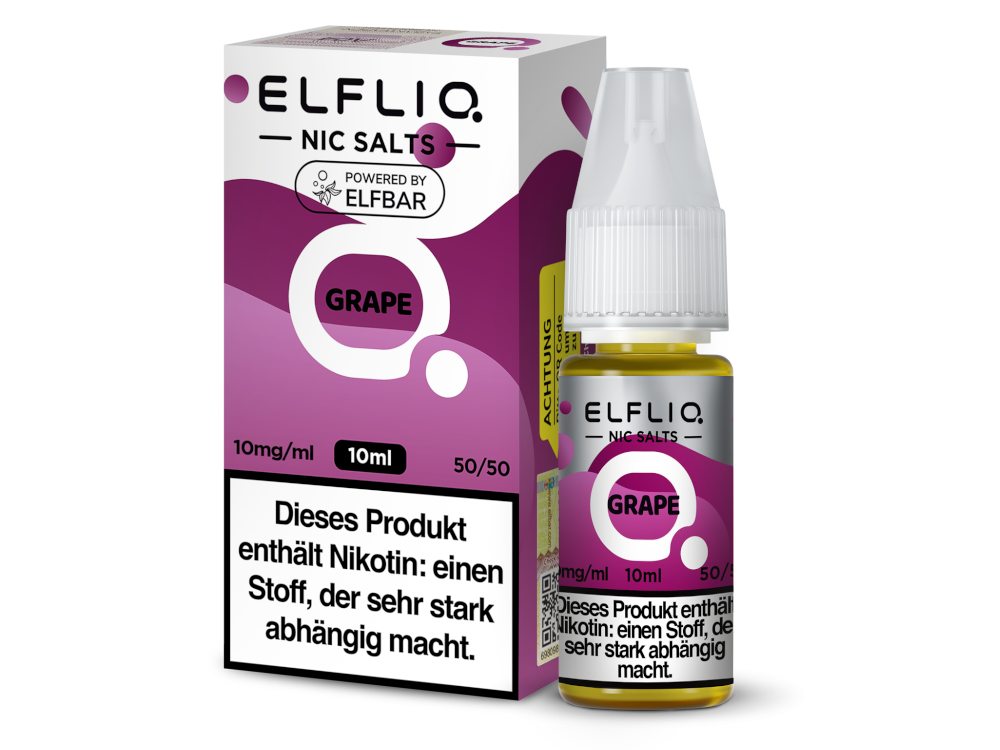 ELFLIQ - Grape - Nikotinsalz Liquid für Fruchtigen Genuss