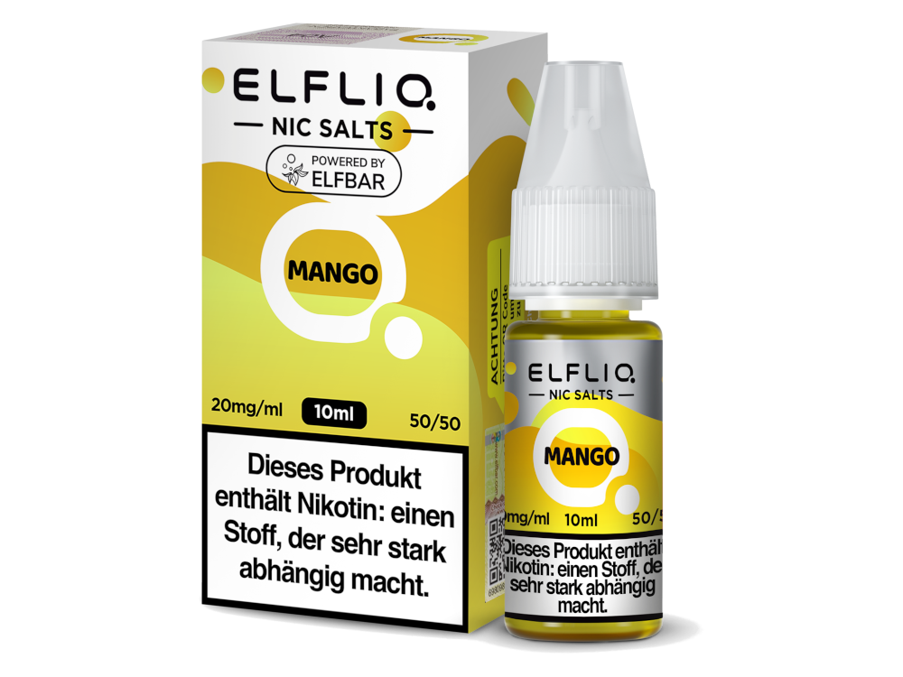 ELFLIQ - Mango - Nikotinsalz Liquid 10ml Genuss Pur