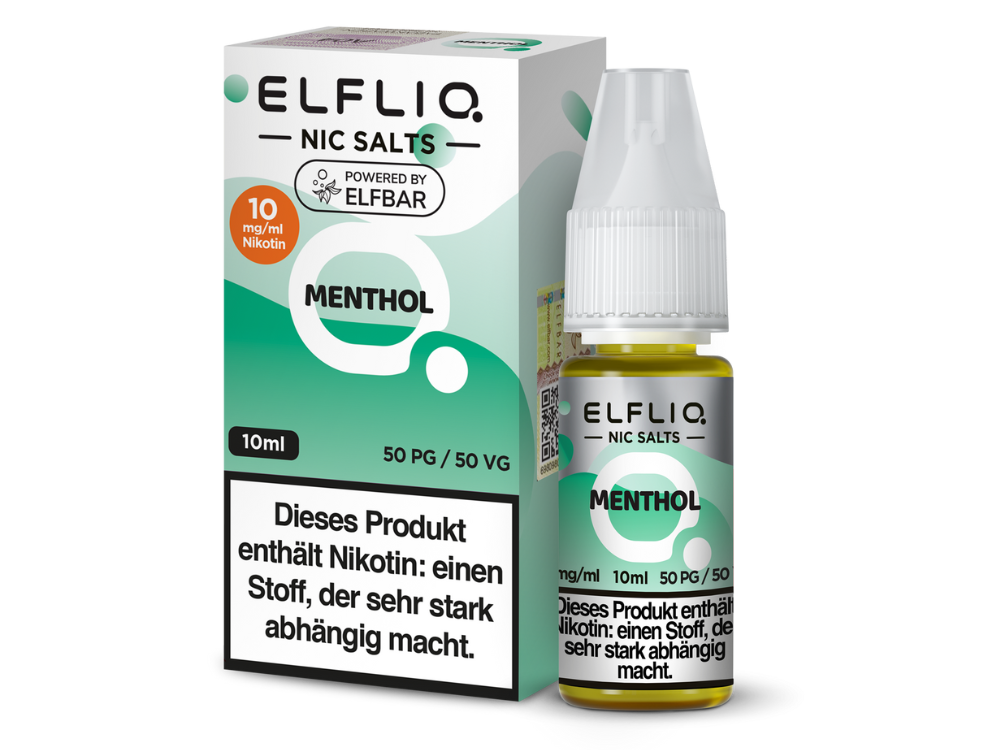 ELFLIQ - Menthol - Nikotinsalz Liquid für Erfrischendes Dampfen