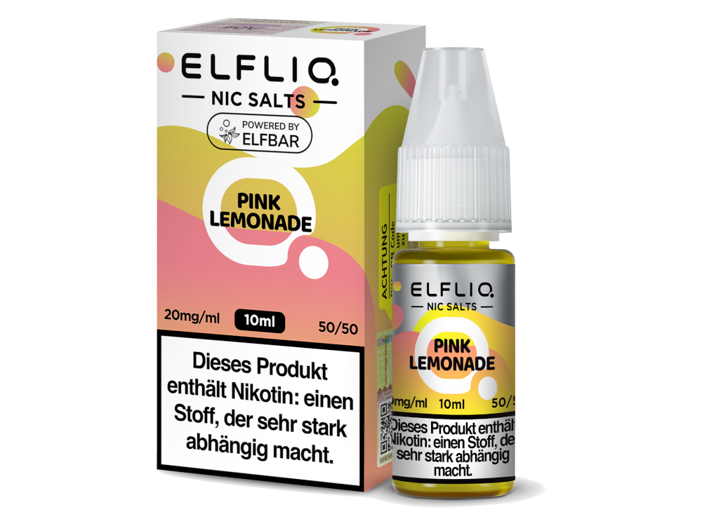 ELFLIQ - Pink Lemonade - Nikotinsalz Liquid 10ml Genuss