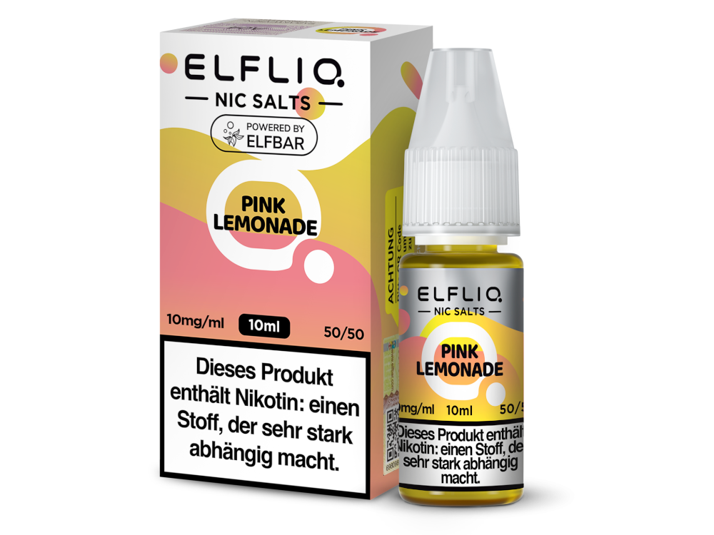 ELFLIQ - Pink Lemonade - Nikotinsalz Liquid 10ml Genuss