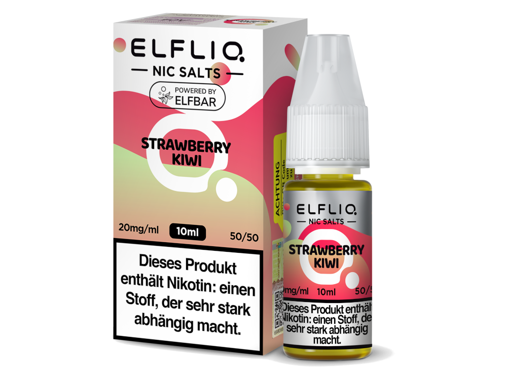 ELFLIQ - Strawberry Kiwi - Nikotinsalz Liquid 10ml Genuss