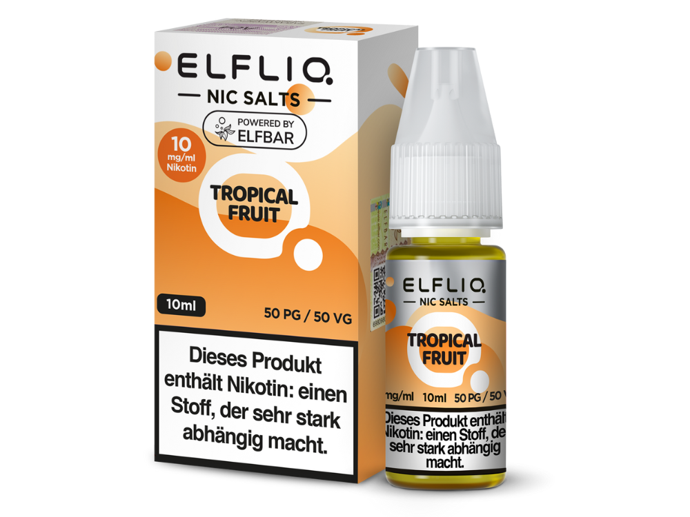 ELFLIQ - Tropical Fruit - Nikotinsalz Liquid 10ml Genuss