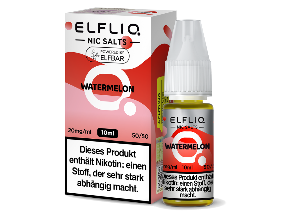 ELFLIQ - Watermelon - Nikotinsalz Liquid für Erfrischung