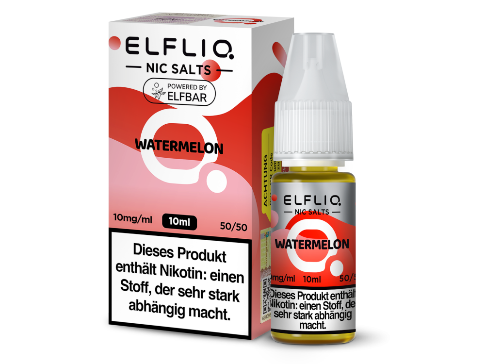 ELFLIQ - Watermelon - Nikotinsalz Liquid für Erfrischung