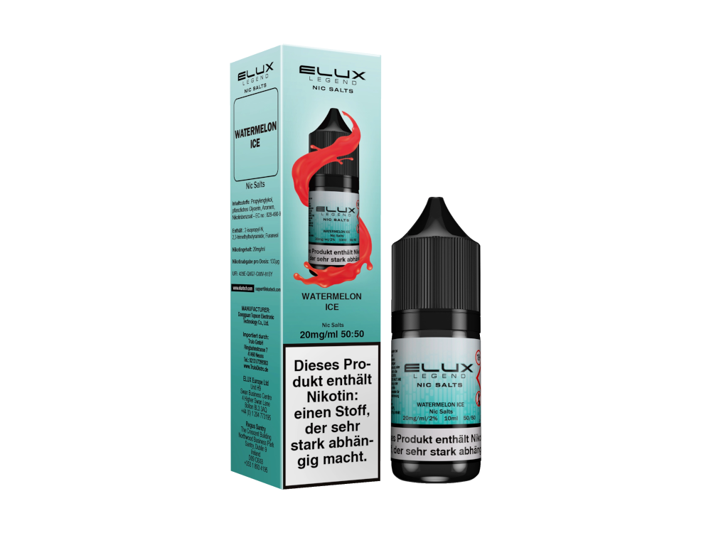 Elux - Nikotinsalz Liquid Watermelon Ice Frischer Genuss