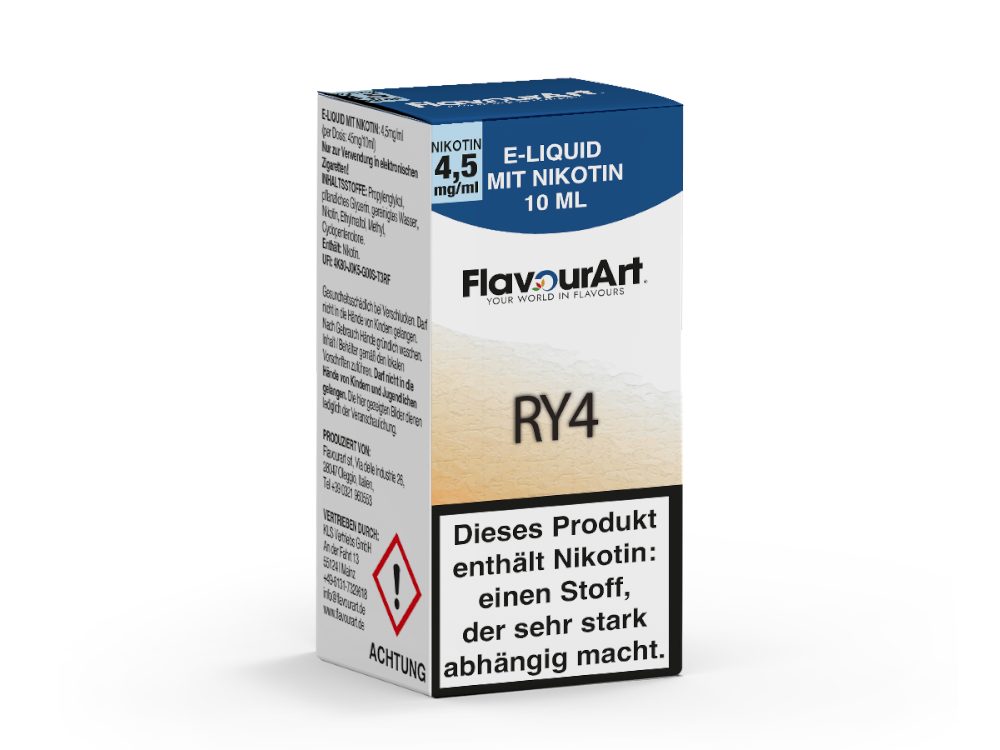 FlavourArt E-Zigaretten Liquid RY4 Süßer Genuss