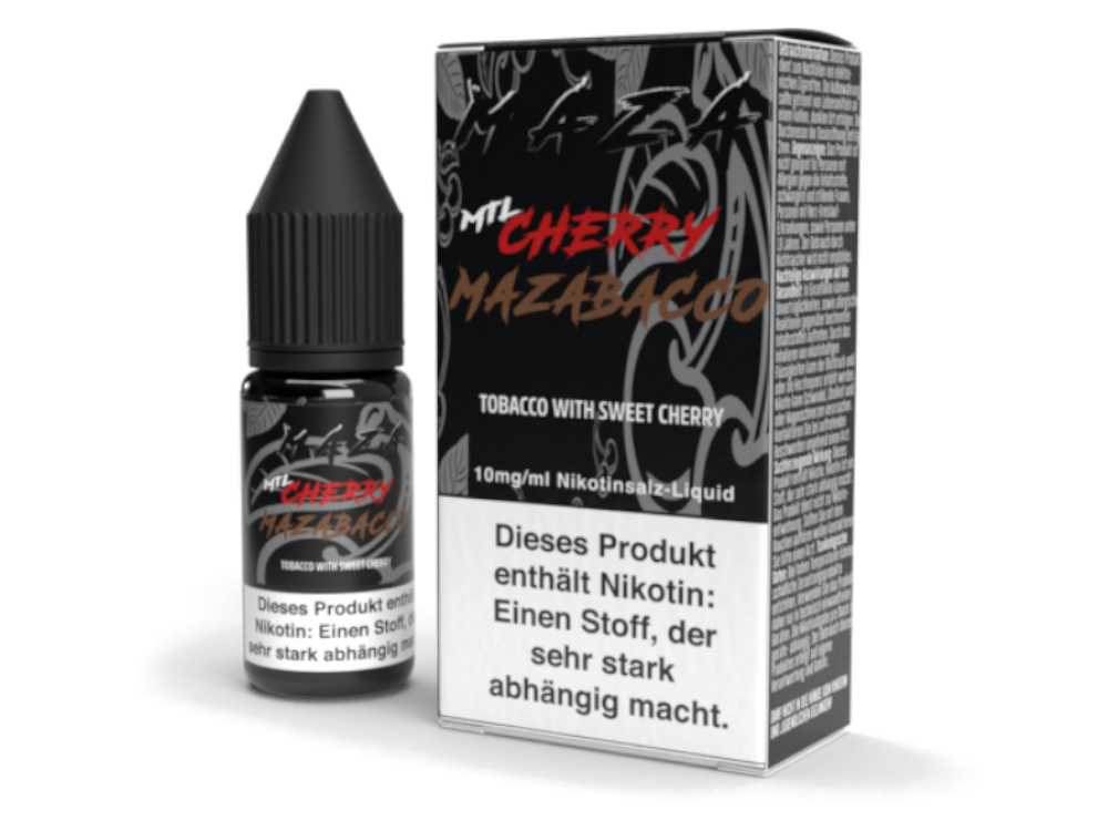 MaZa MTL Cherry Mazabacco Nikotinsalz Liquid Genuss