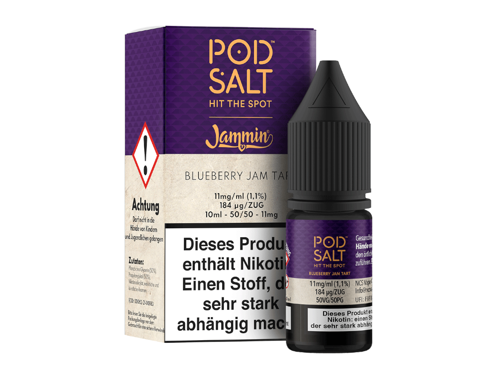 Pod Salt Fusion - Blueberry Jam Tart Nikotinsalz Liquid