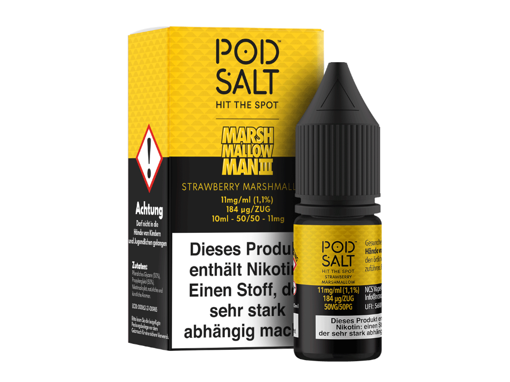 Pod Salt Fusion Marshmallow Man 3 Nikotinsalz Liquid