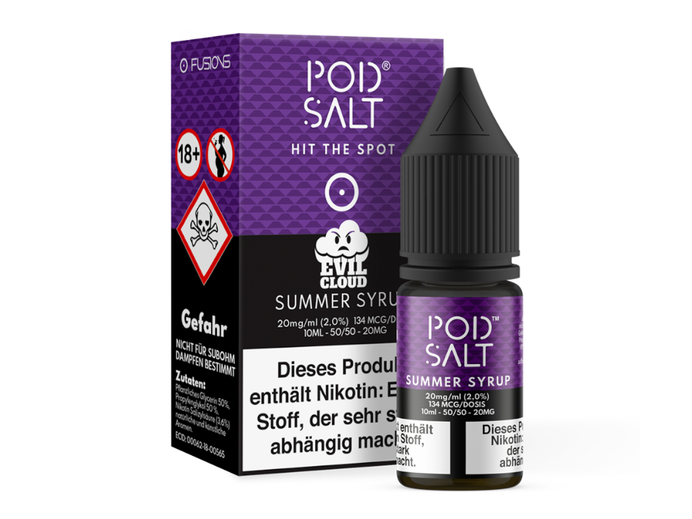 Pod Salt Fusion - Summer Syrup Nikotinsalz Liquid Genießen