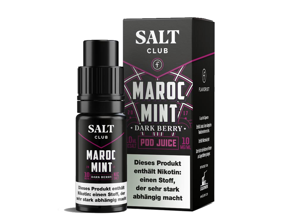 Salt Club Nikotinsalz Liquid - Maroc Mint Dark Berry