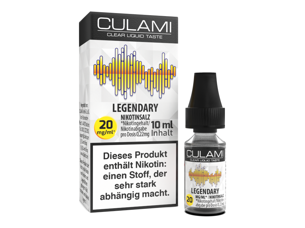 Culami - Nikotinsalz Liquid - Legendary Geschmackserlebnis