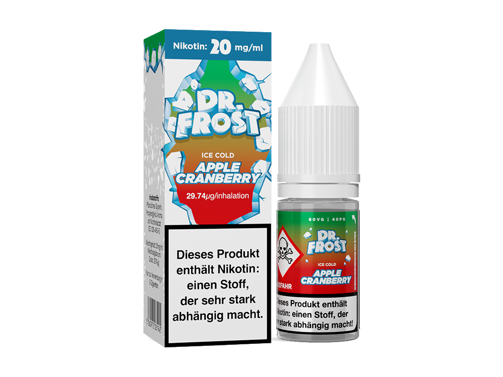 Dr. Frost - Ice Cold Nikotinsalz Liquid Apfel Cranberry