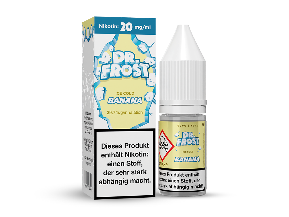 Dr. Frost - Ice Cold Nikotinsalz Liquid Banana Geschmack