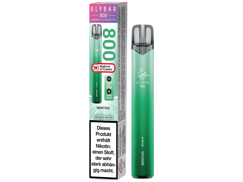 Elfbar 800 Einweg E-Zigarette - Blueberry Geschmack Erleben