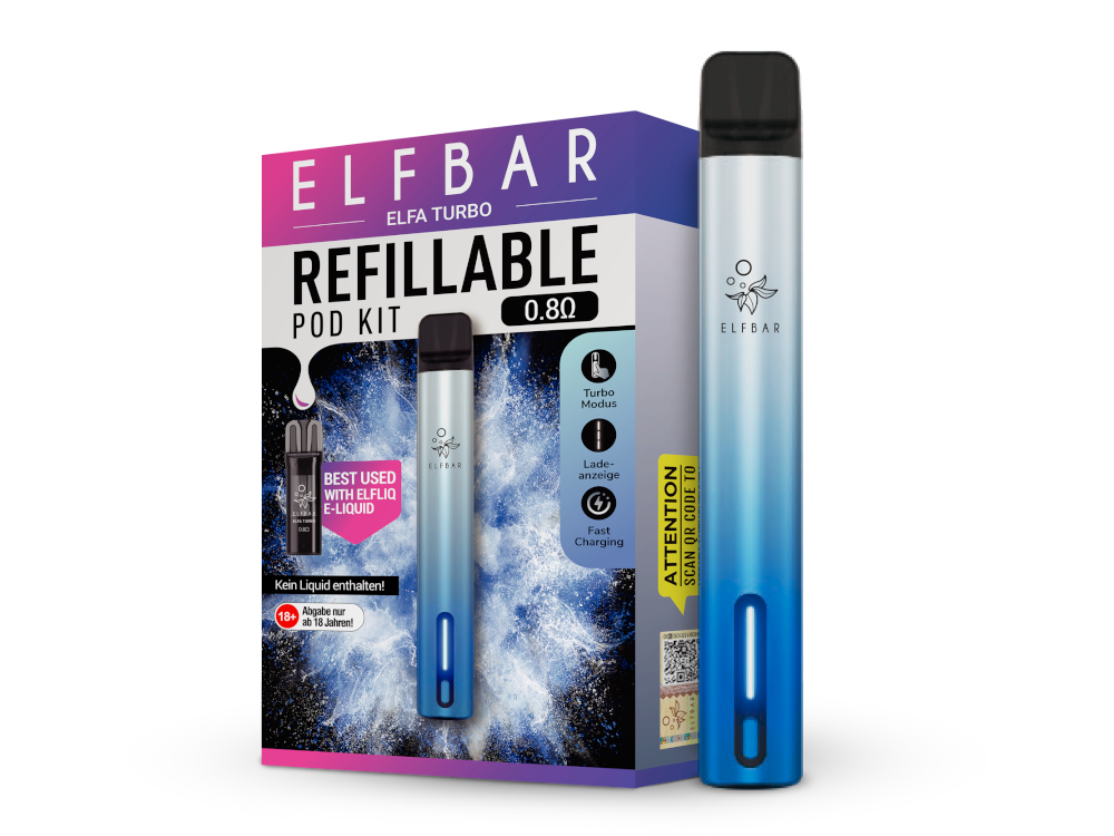Elfbar - Elfa Turbo E-Zigaretten Set Mit Zugautomatik