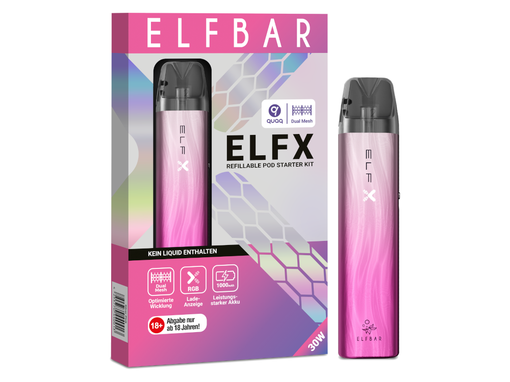 Elfbar - Elfx E-Zigaretten Set Mit Top-Filling-System