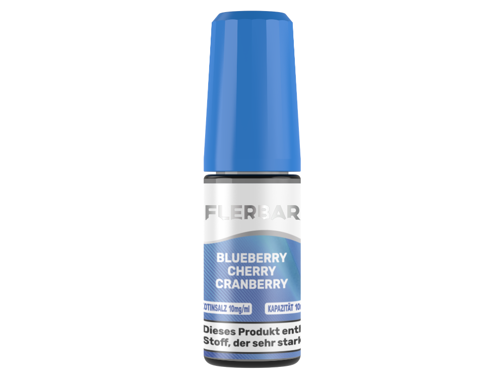 Flerbar Liquid Nikotinsalz Blueberry Cherry Cranberry Genuss