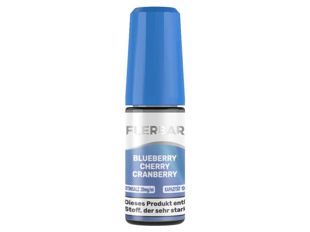 Flerbar Liquid Nikotinsalz Blueberry Cherry Cranberry Genuss