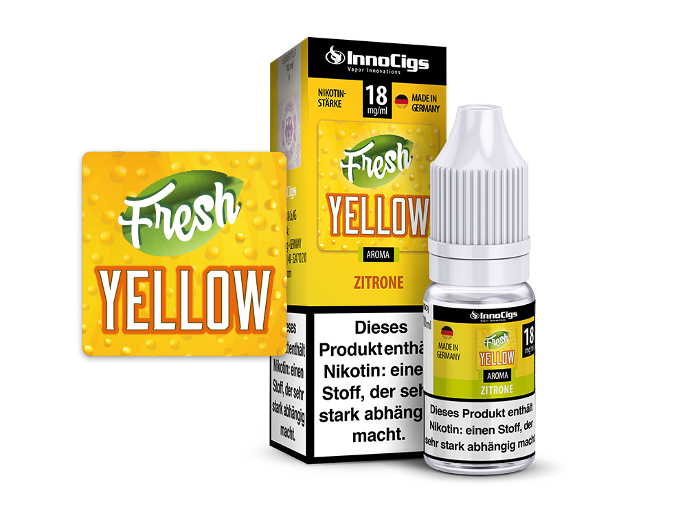 Fresh Yellow Zitrone Aroma - Intensiver Genuss für E-Zigaretten