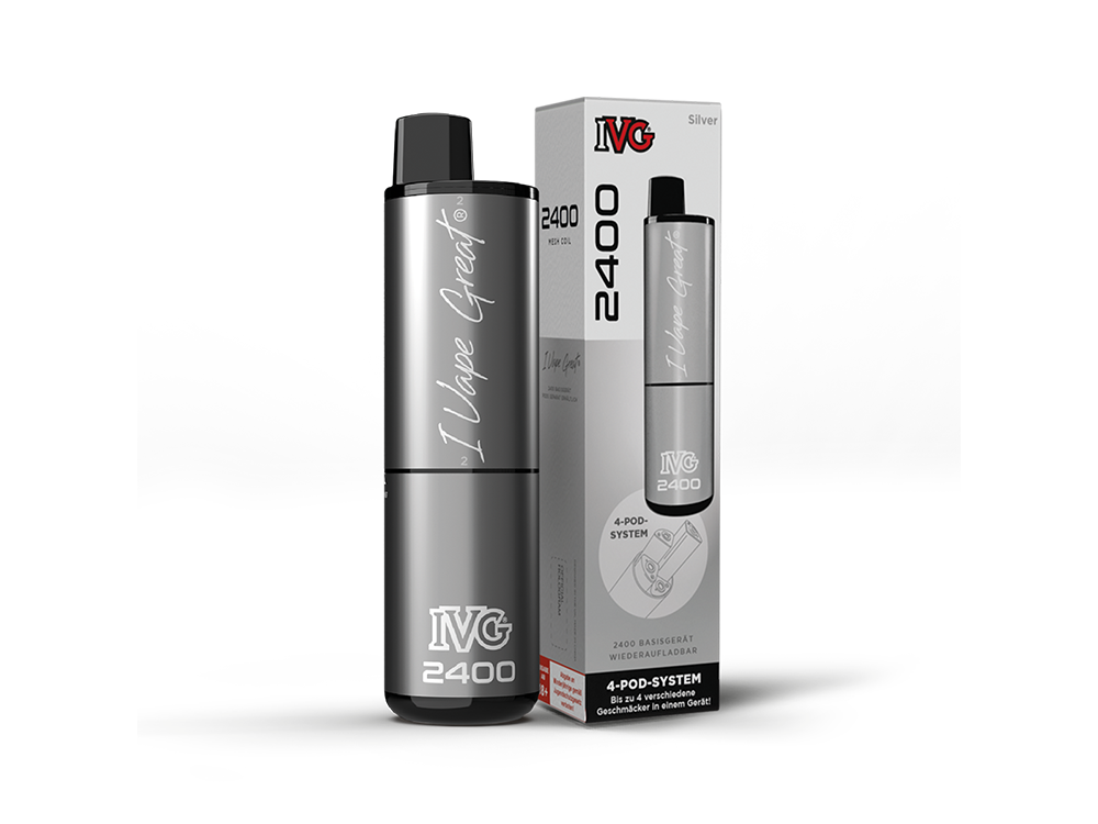 IVG - 2400 Akku 1000 mAh Mit 4-Pod System Vorteile