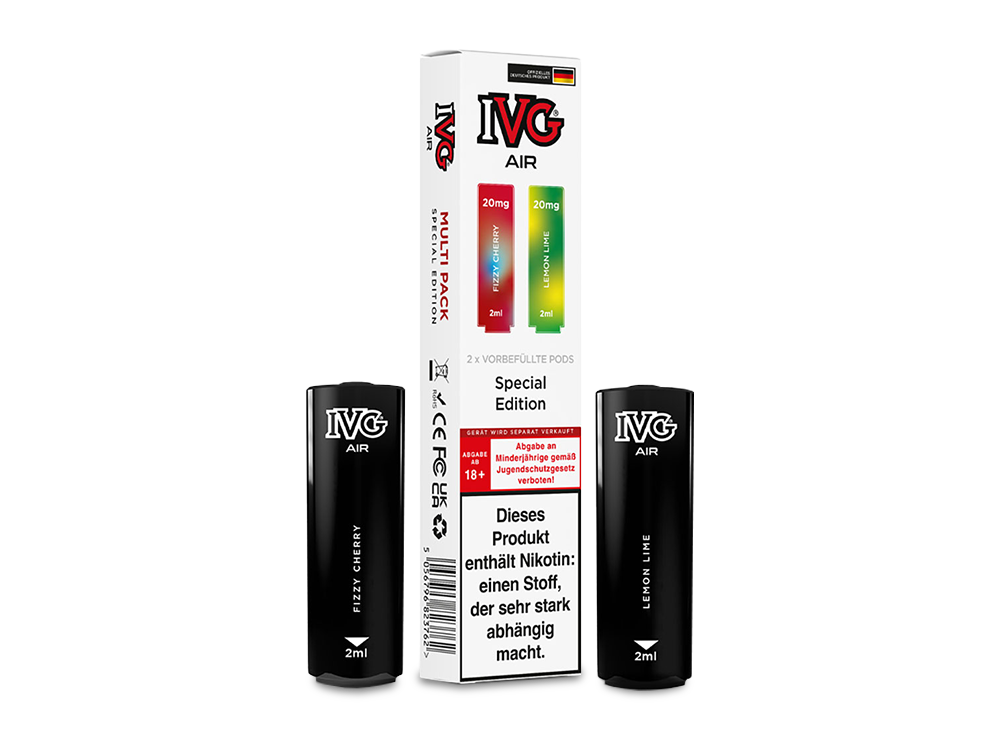 IVG AIR Pod Multi Flavour Edition Blue Raspberry Genuss