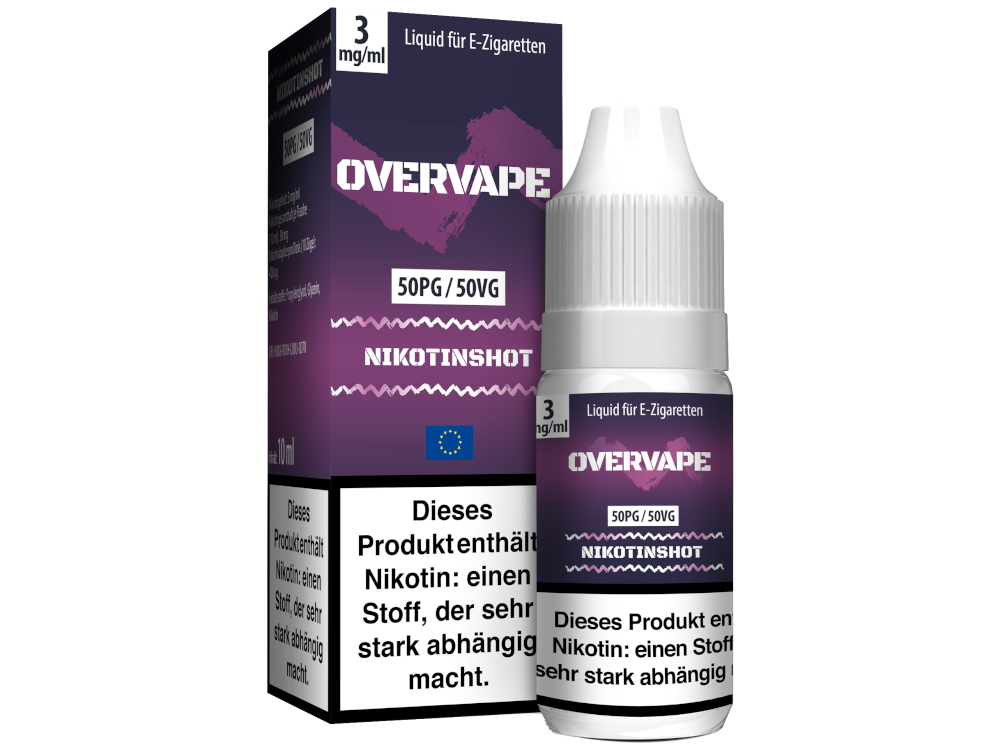 Overvape - 10ml Nikotin Shot Für Individuelles Dampfen