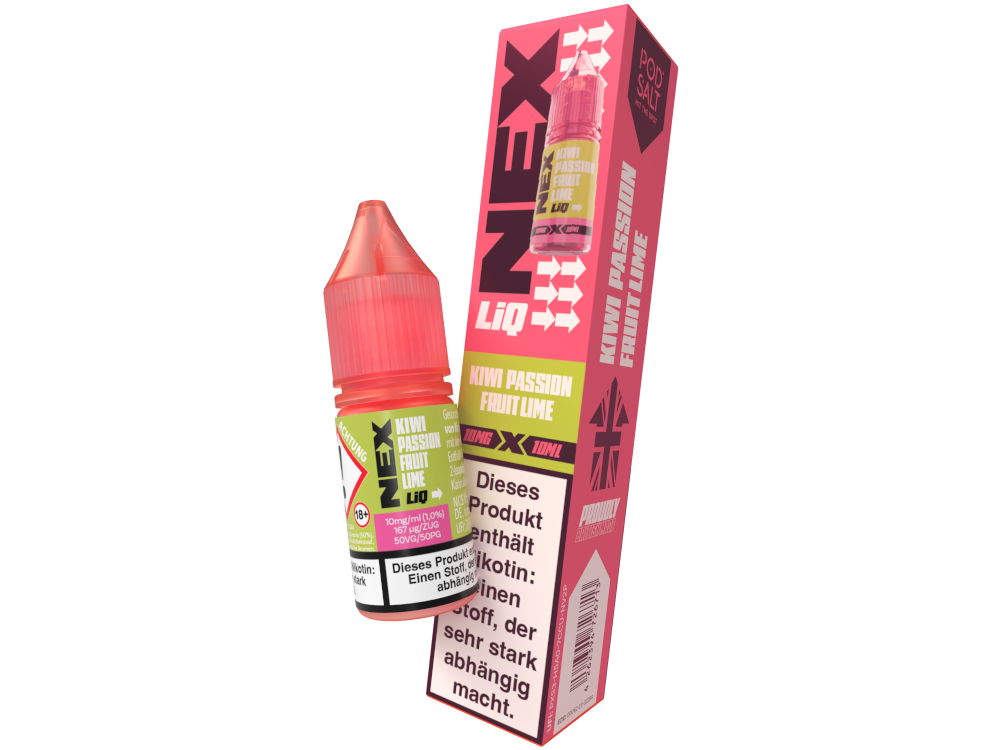Pod Salt - NexLiq Nikotinsalz Liquid - Kiwi Geschmack