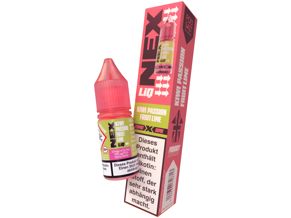 Pod Salt - NexLiq Nikotinsalz Liquid - Kiwi Geschmack