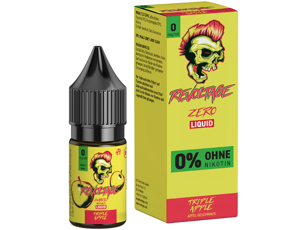 Revoltage - Hybrid Nikotinsalz Liquid Triple Apple Genuss