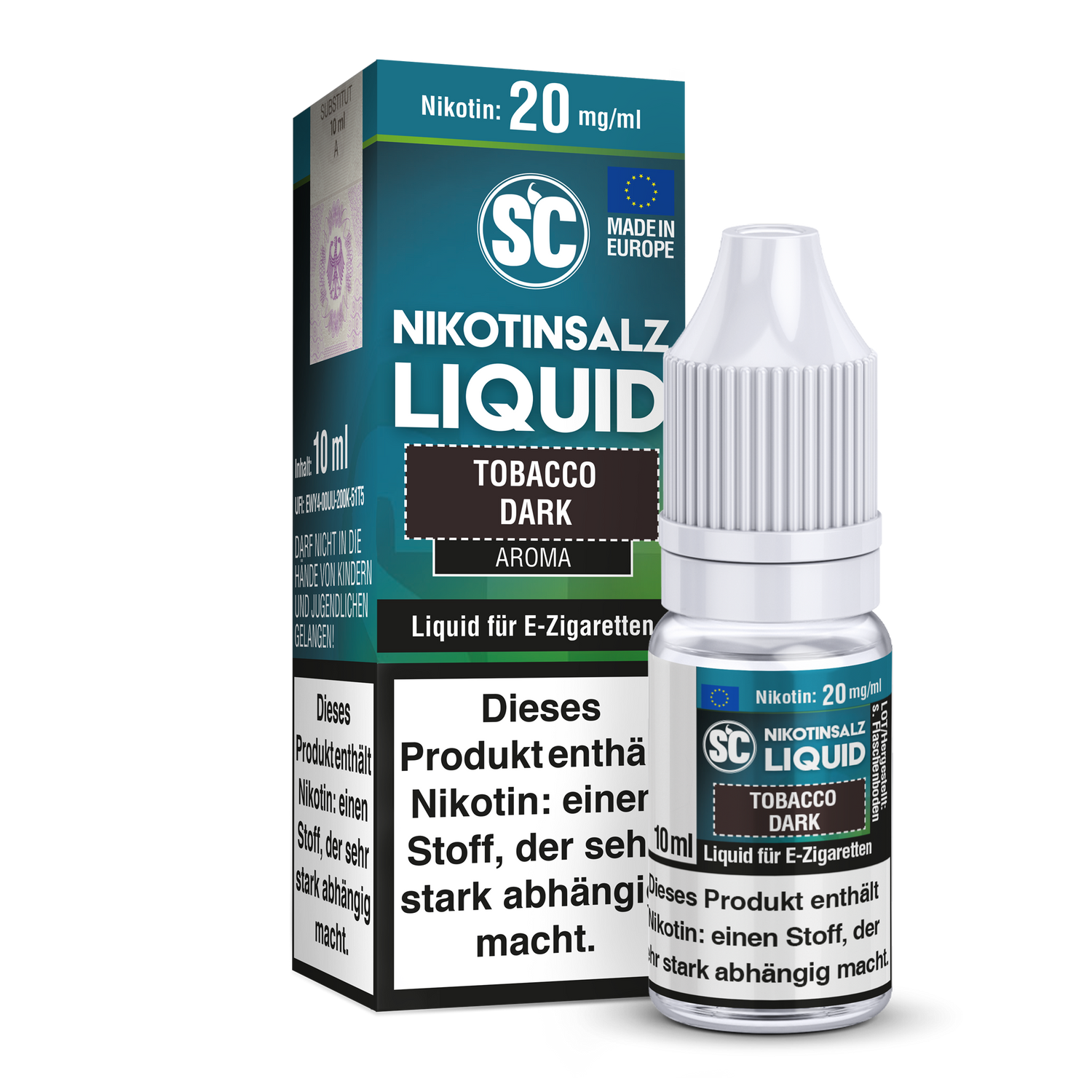 SC - Tobacco Dark - Nikotinsalz Liquid für intensiven Genuss