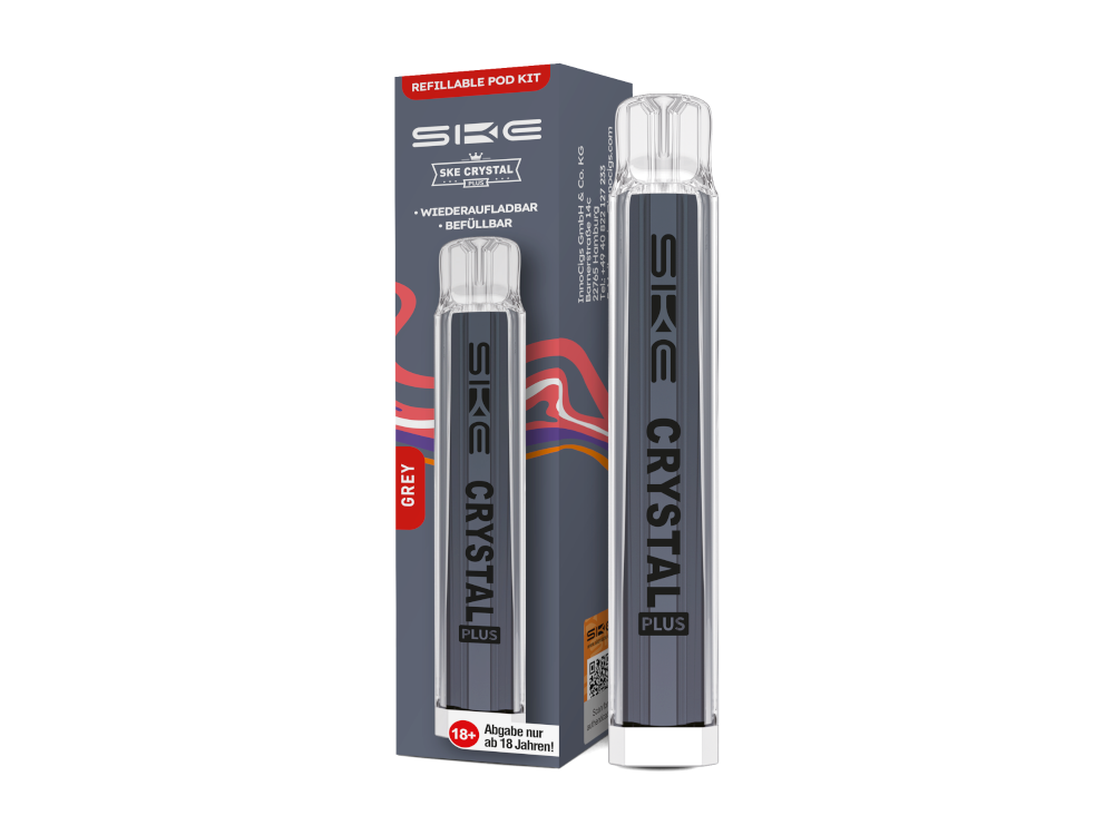 SKE - Crystal Plus E-Zigaretten Set Mit Wiederaufladbarem Akku