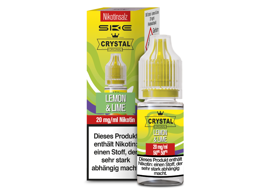 SKE - Crystal Nikotinsalz Liquid mit Zitronen-Limetten Geschmack