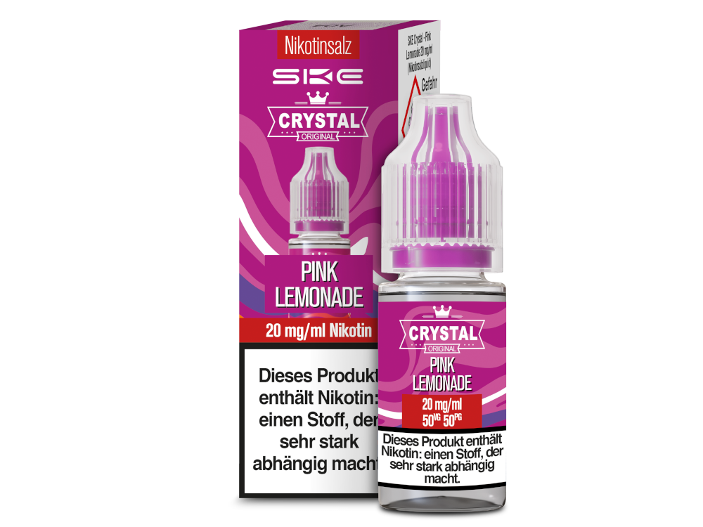 SKE - Crystal - Nikotinsalz Liquid - Pink Lemonade Genuss