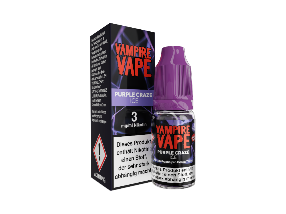 Vampire Vape - Purple Craze Ice Frisches E-Zigaretten Liquid