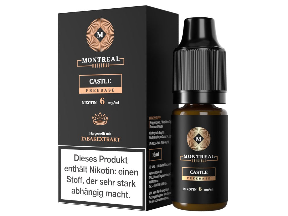 Montreal Original E-Zigaretten Liquid Castle Tabak