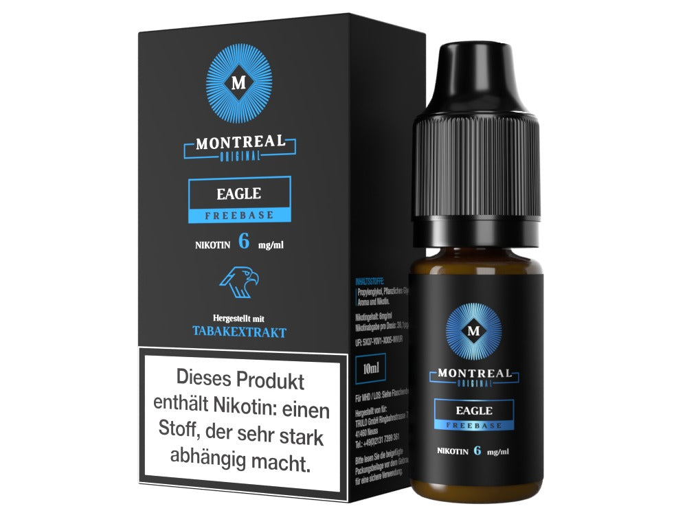 Eagle von Montreal Original Würziger Tabak E-Liquid
