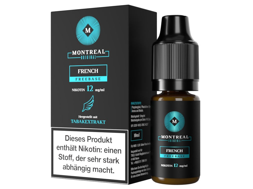 Montreal Original French E-Liquid mit Würzigem Tabakgeschmack