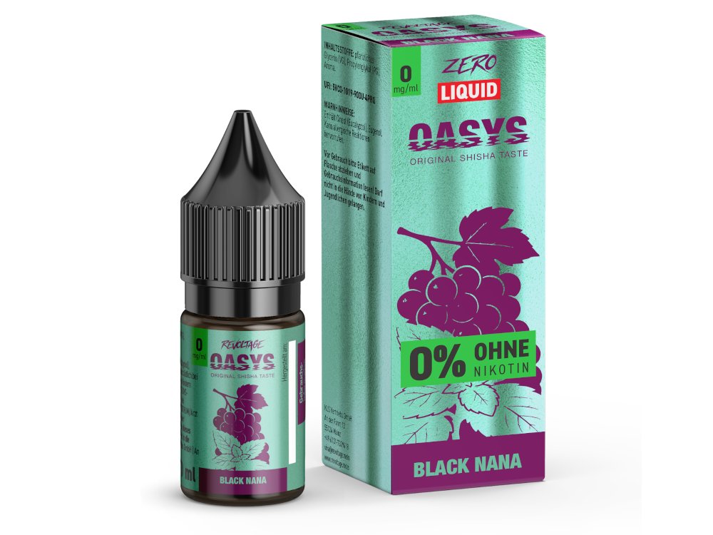 Revoltage OASYS Hybrid Nikotinsalz Liquid Black Nana