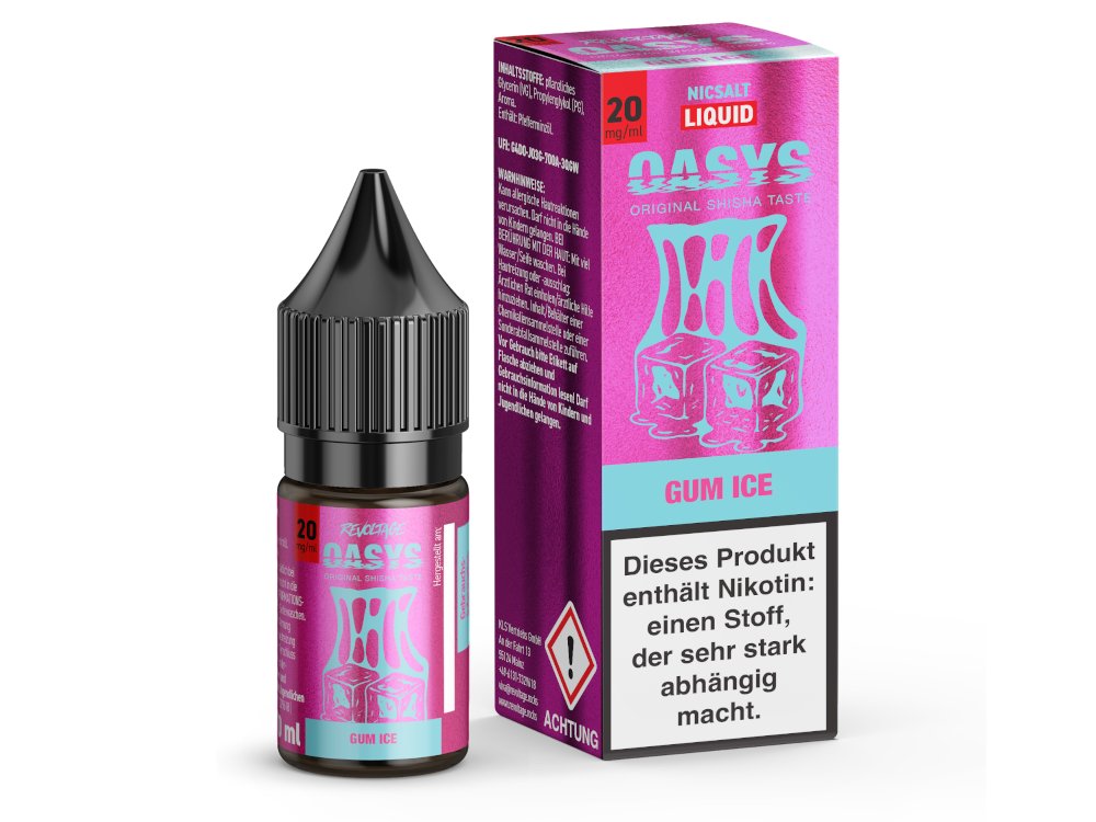 Revoltage OASYS Hybrid Nikotinsalz Liquid Gum Ice Frische